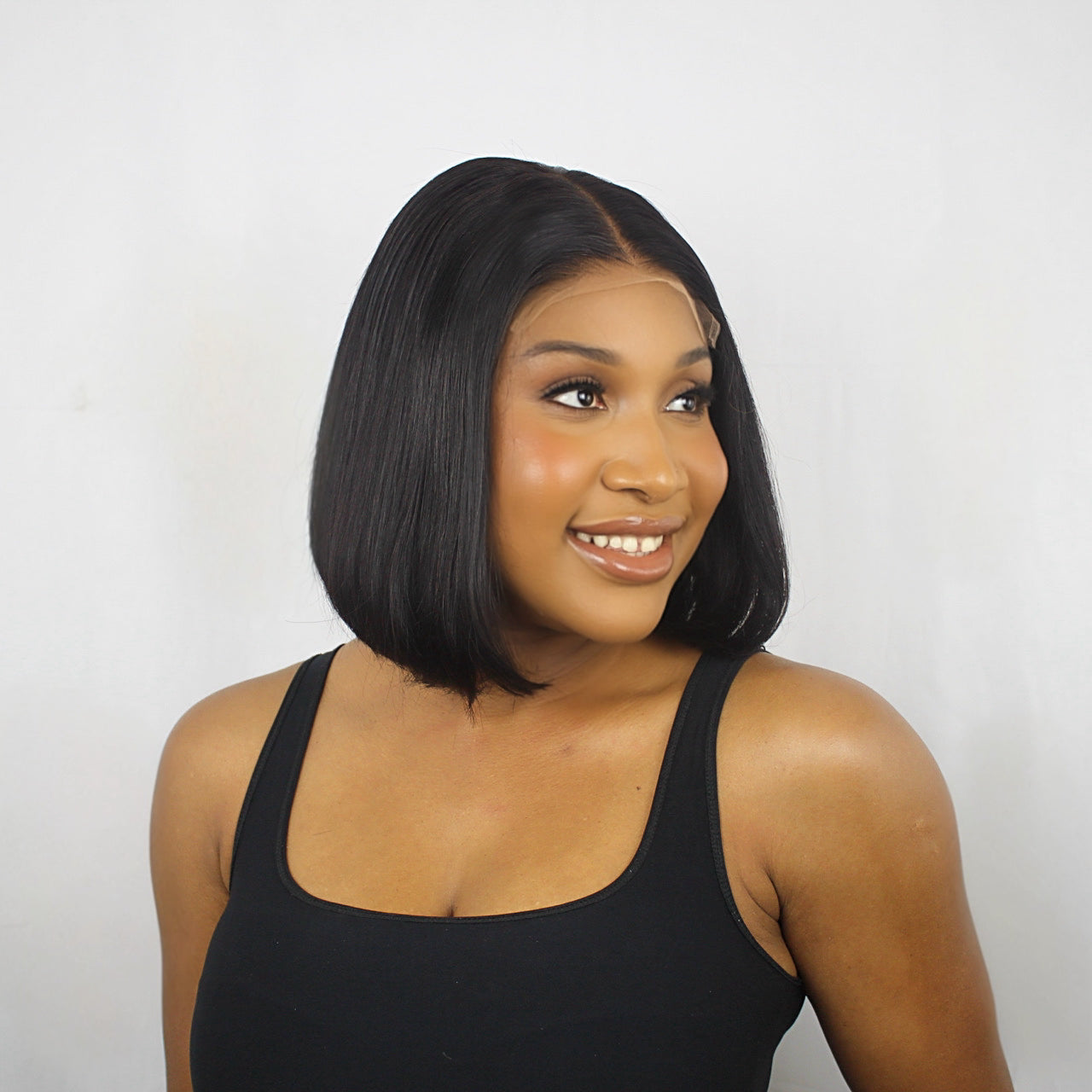 Virgin Hair 6x6 HD Lace Closure Wig – 10 Inches, 200% Density