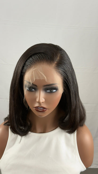 BOb 12A Raw Hair Wig – 12 Inches 13x4 HD Lace Closure | 250% Density
