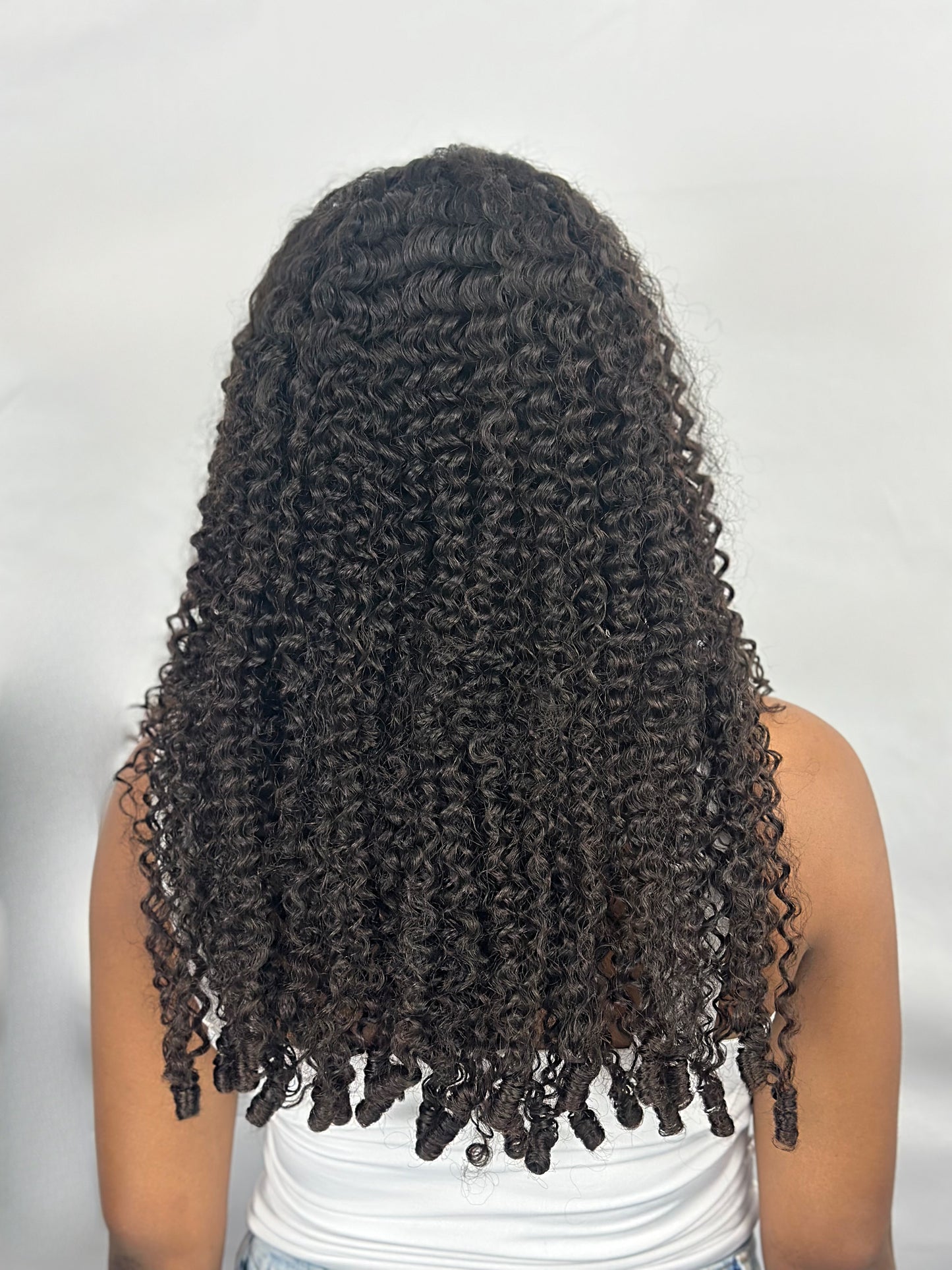 12A Raw hair Burmese curyl 6x8 Closure HD  Lace Wig 26 Inches  300% Density