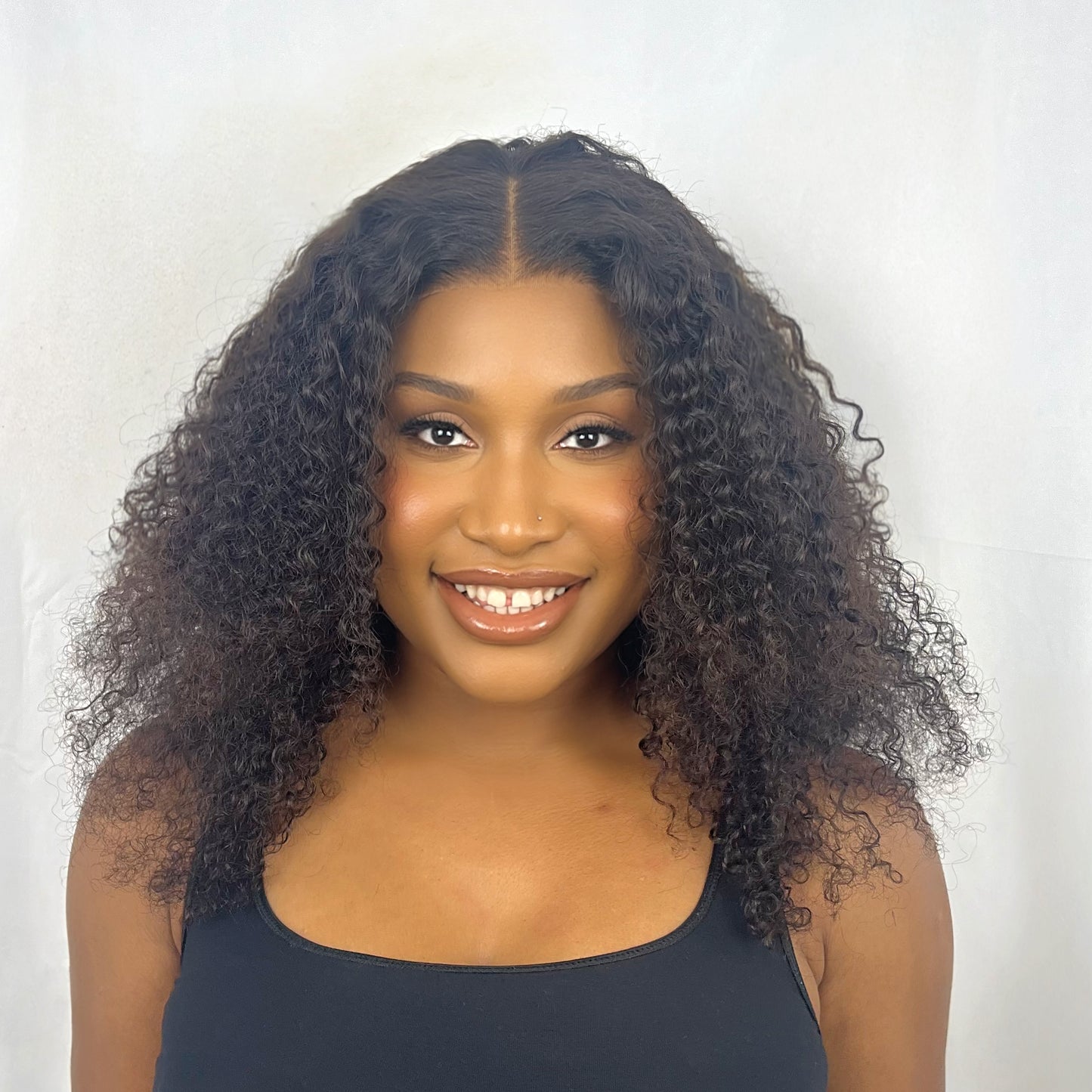 12A Raw Hair Curly Deep 6x8 HD Lace Glueless Wig - 16 Inches 250% Density