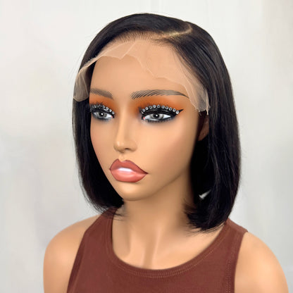 Classic Bob 5x7 HD Lace Closure Wig – C-Part, 8 Inches, 200% Density