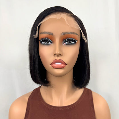 Classic Bob 5x7 HD Lace Closure Wig – C-Part, 8 Inches, 200% Density