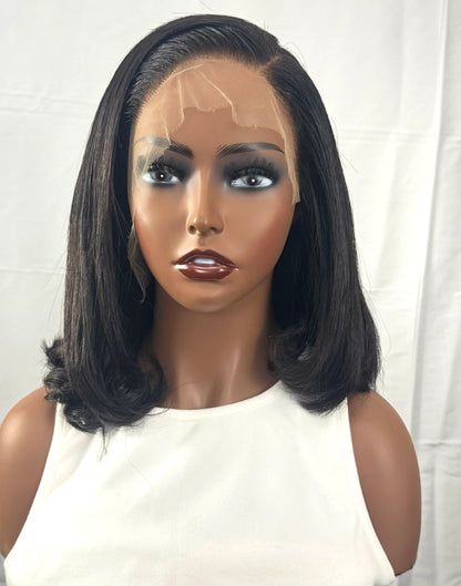 BOb 12A Raw Hair Wig – 12 Inches 13x4 HD Lace Closure | 250% Density
