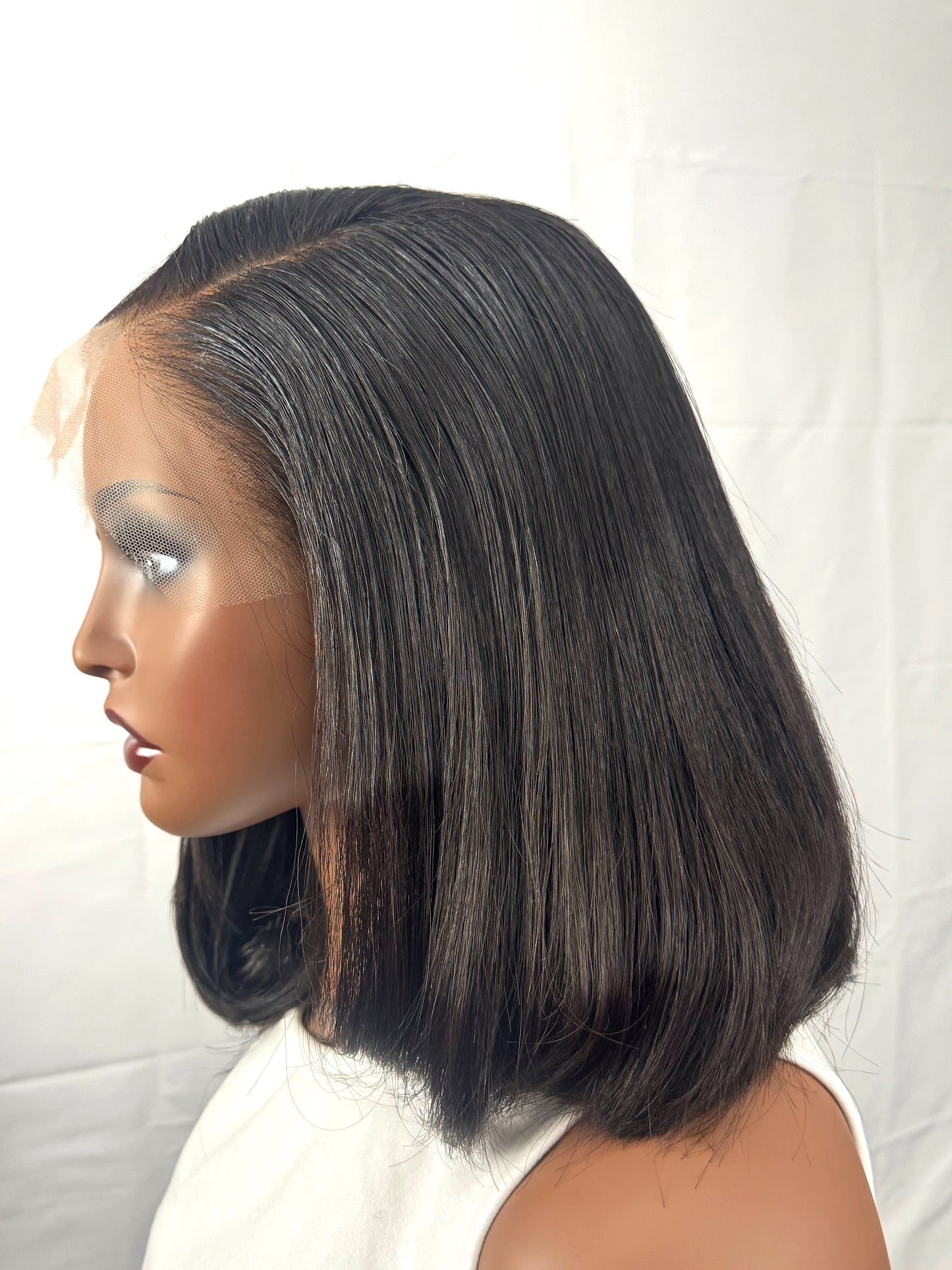 BOb 12A Raw Hair Wig – 12 Inches 13x4 HD Lace Closure | 250% Density