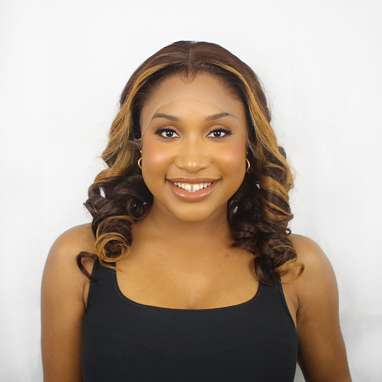 Lagos hairline Wig Customized Curly Raw Hair 13x4 Frontal Wig – 20 Inches, 250 % Density