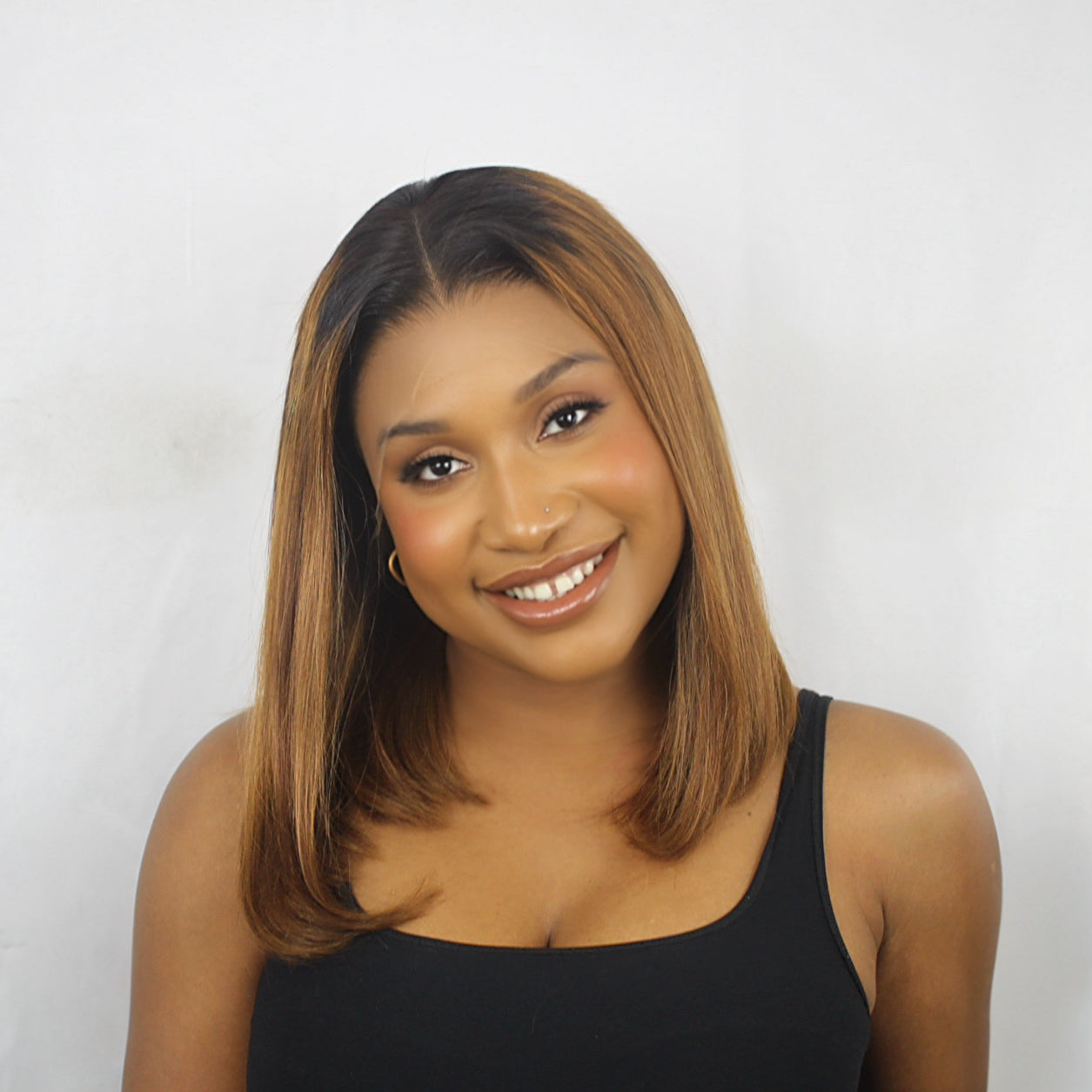 13x4 HD Lace Center Part Wig – 14 Inches, 200 % Density, Custom Color